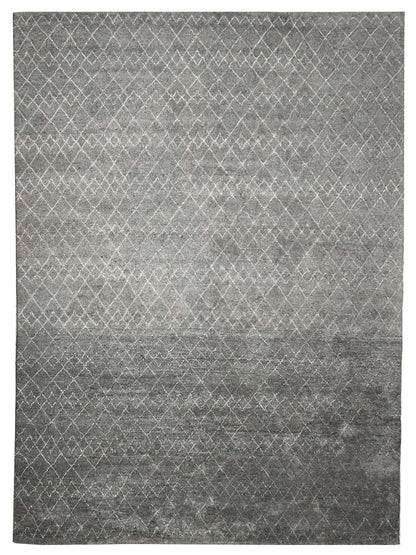 Artisan Marion Ivory Nickle Contemporary Knotted Rug