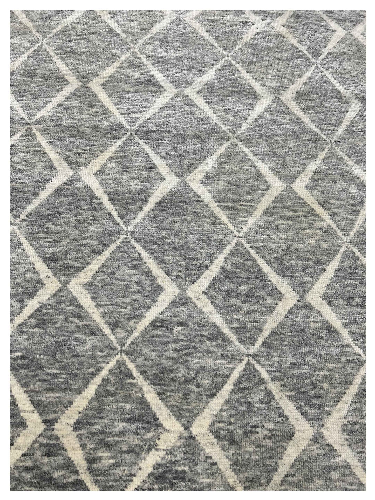 Artisan Marion Nickle Ivory Contemporary Knotted Rug