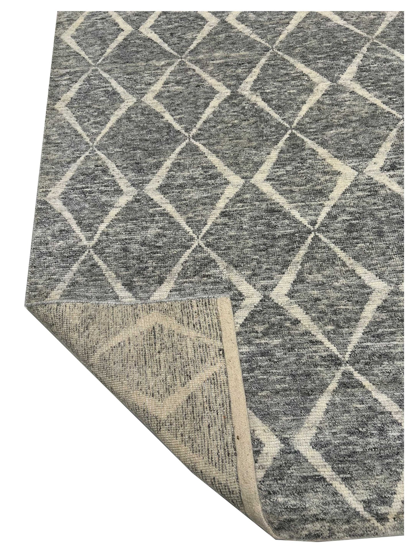 Artisan Marion Nickle Ivory Contemporary Knotted Rug
