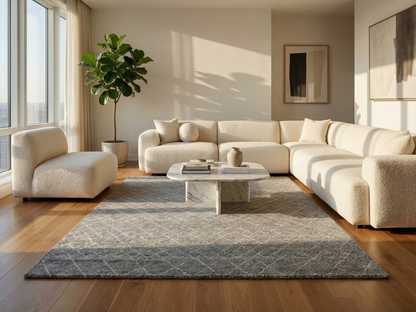 Artisan Marion  Fog Natural Transitional Knotted Rug