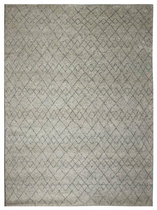 Artisan Moroccan Mohair  Ivory  Contemporary