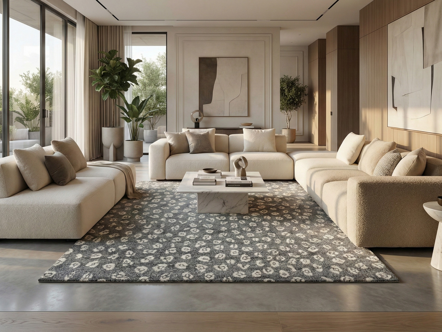 Artisan Marion  Fog  Transitional Knotted Rug