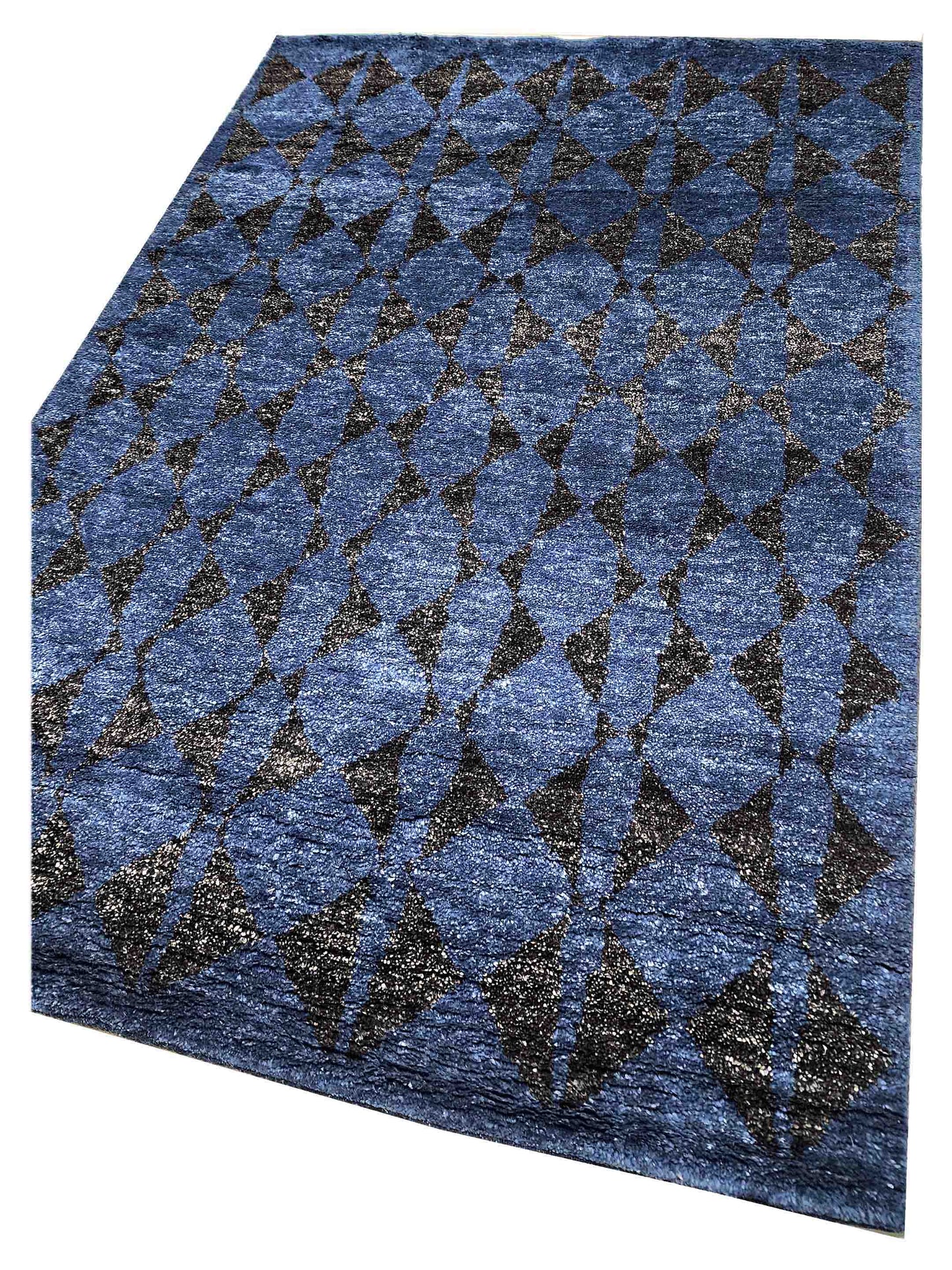 Artisan Marion  Navy  Transitional Knotted Rug