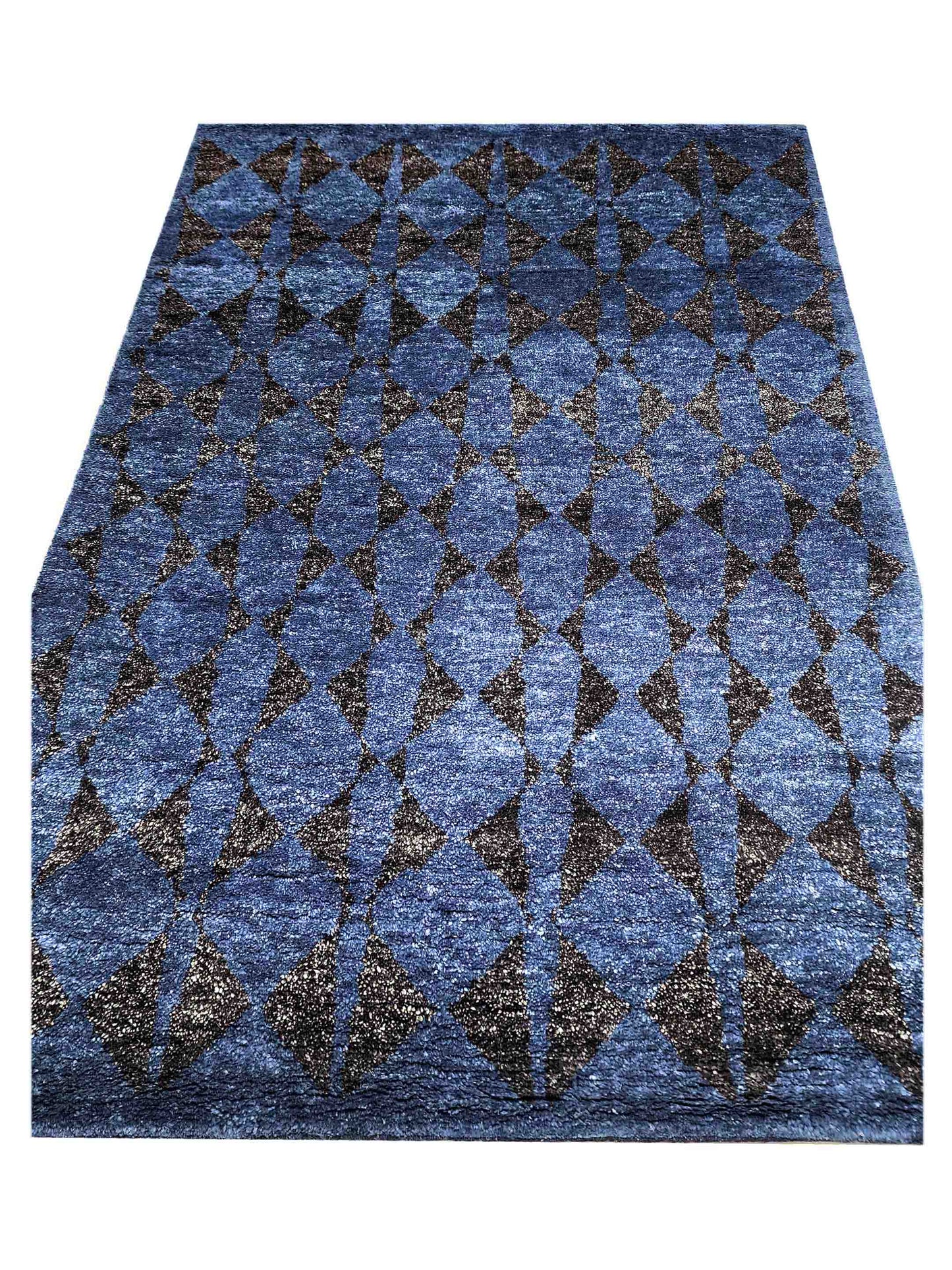 Artisan Marion  Navy  Transitional Knotted Rug