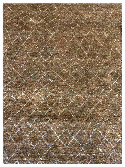 Artisan Marion Brown Contemporary Knotted Rug