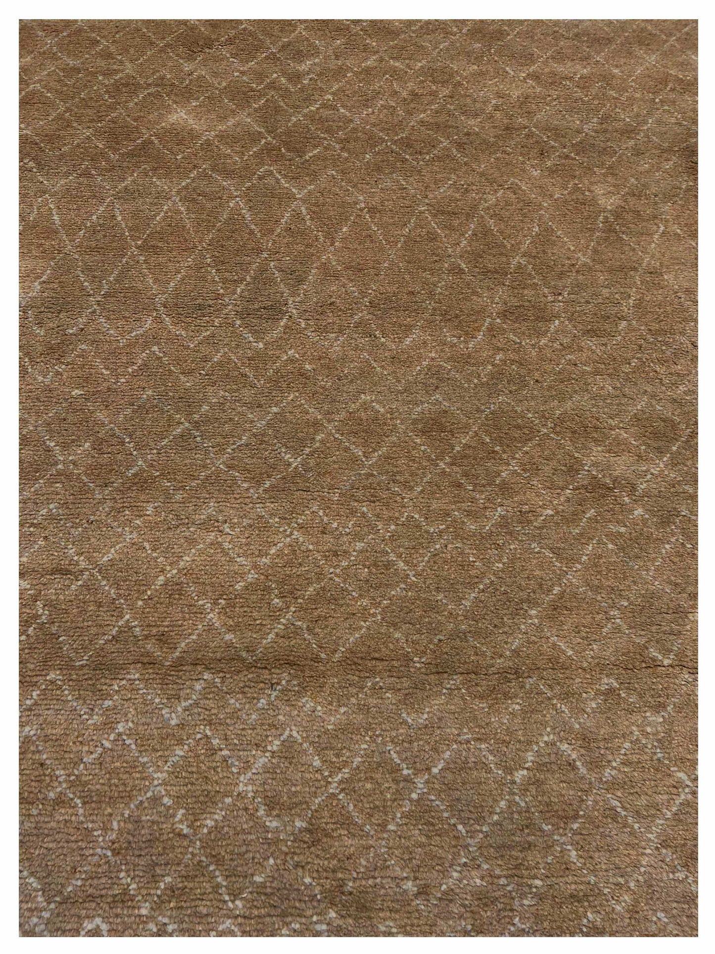 Artisan Marion Brown Contemporary Knotted Rug