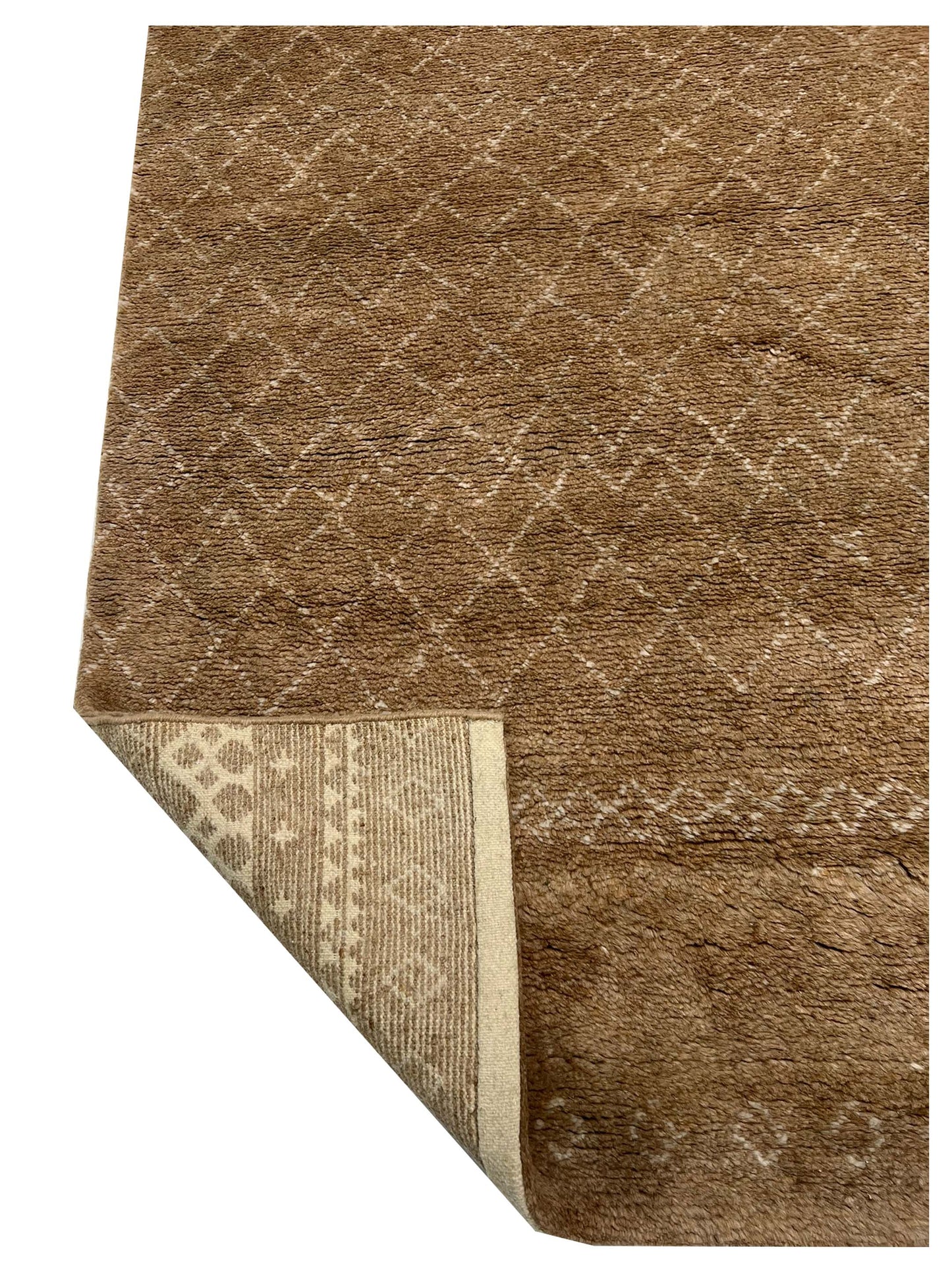 Artisan Marion Brown Contemporary Knotted Rug