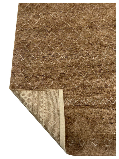 Artisan Marion Brown Contemporary Knotted Rug