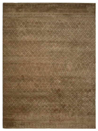 Artisan Moroccan Mohair  Brown  Contemporary