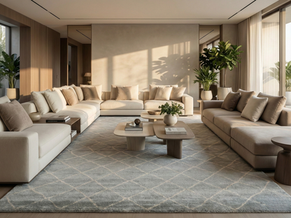 Artisan Marion  Lt.Blue  Transitional Knotted Rug