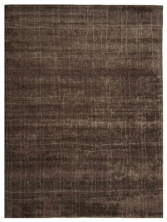 Artisan Moroccan Mohair  Chocolate  Contemporary
