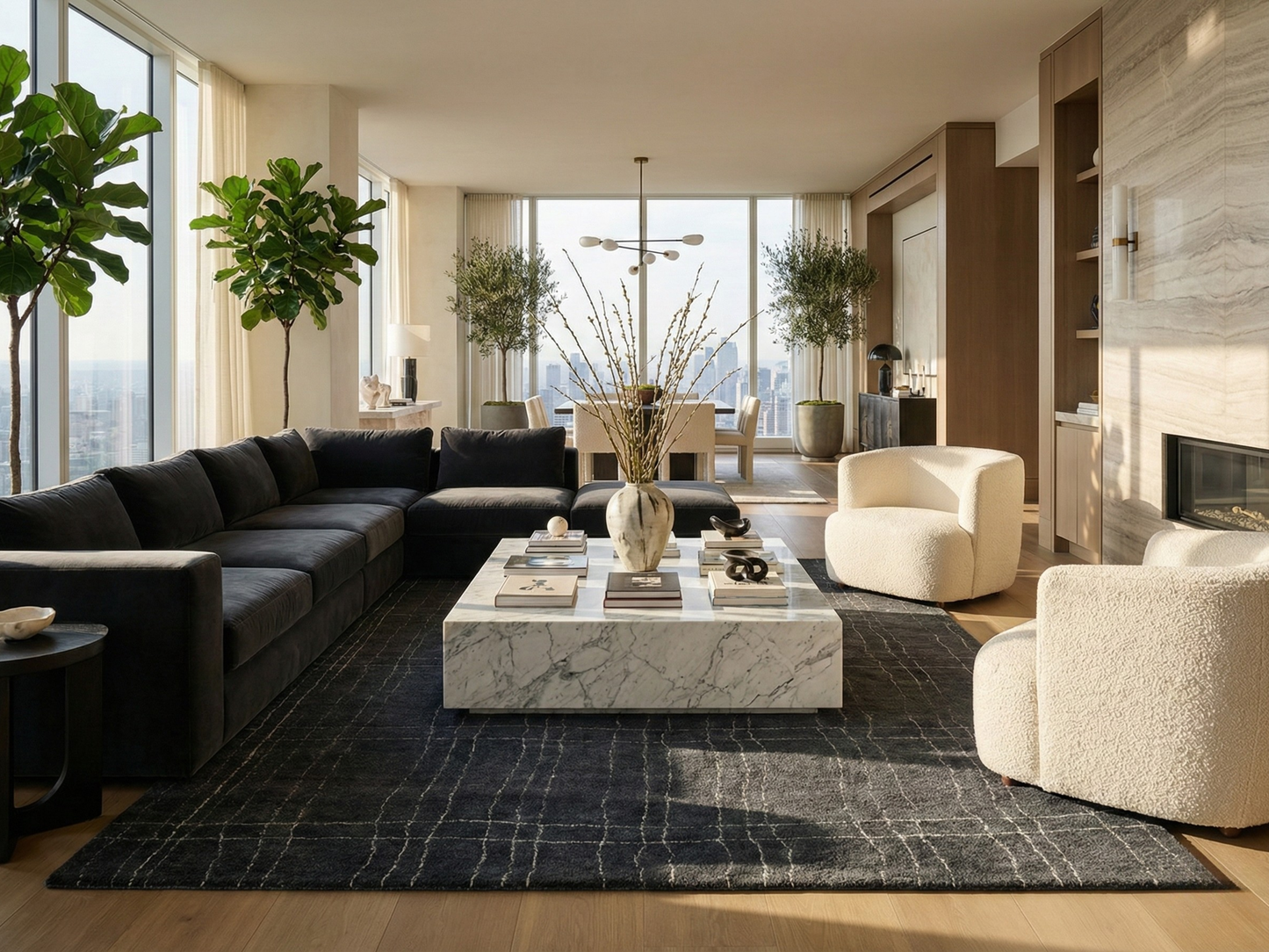 Artisan Marion Lt.Twilight Contemporary Knotted Rug