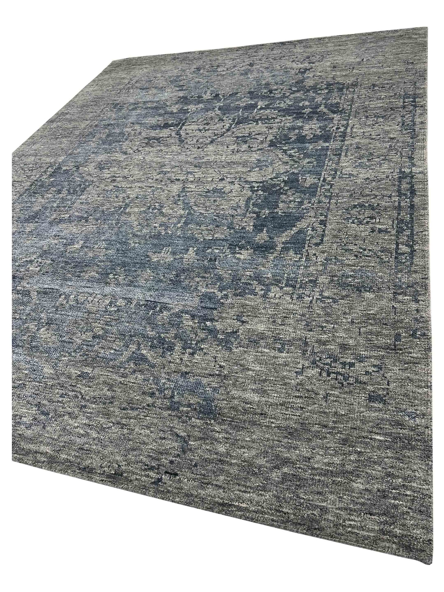 Artisan Nova Blue Silver Contemporary Knotted Rugs
