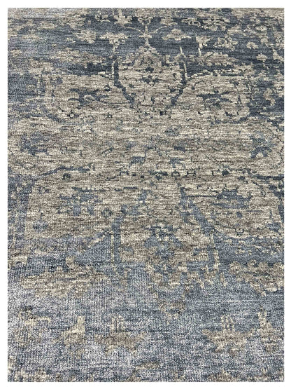 Artisan Nova Blue Silver Contemporary Knotted Rugs