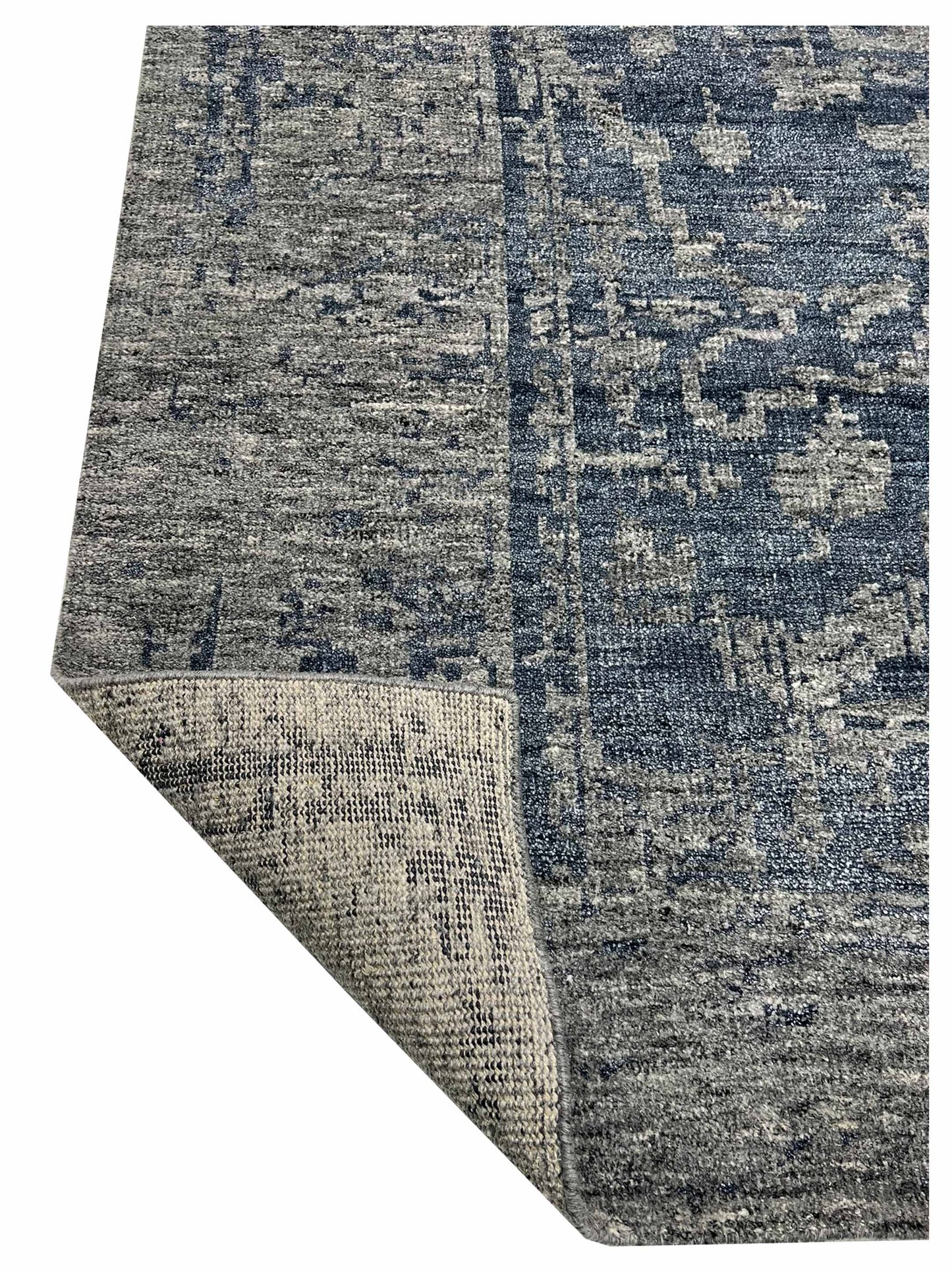 Artisan Nova Blue Silver Contemporary Knotted Rugs