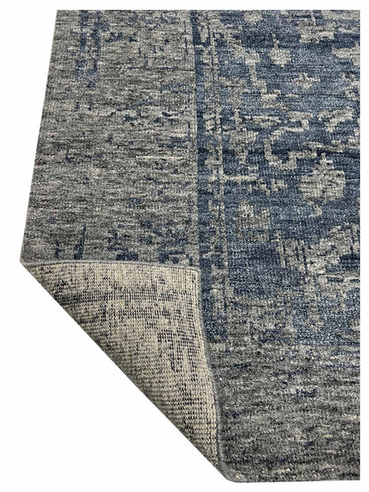 Artisan Nova Blue Silver Contemporary Knotted Rugs