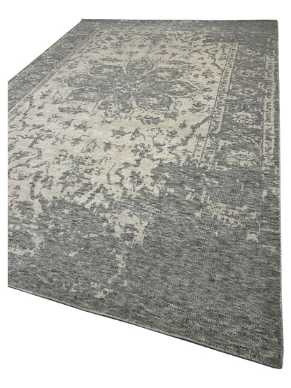 Artisan Nova Natural Silver Contemporary Knotted Rugs