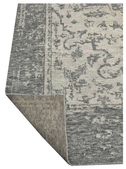 Artisan Nova Natural Silver Contemporary Knotted Rugs