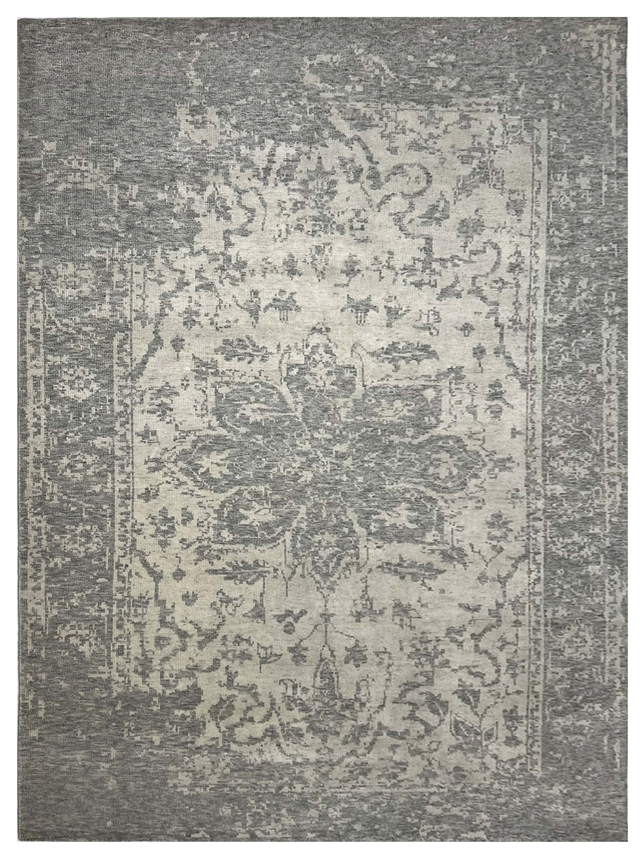 Artisan Nova Natural Silver Contemporary Knotted Rugs | ADR