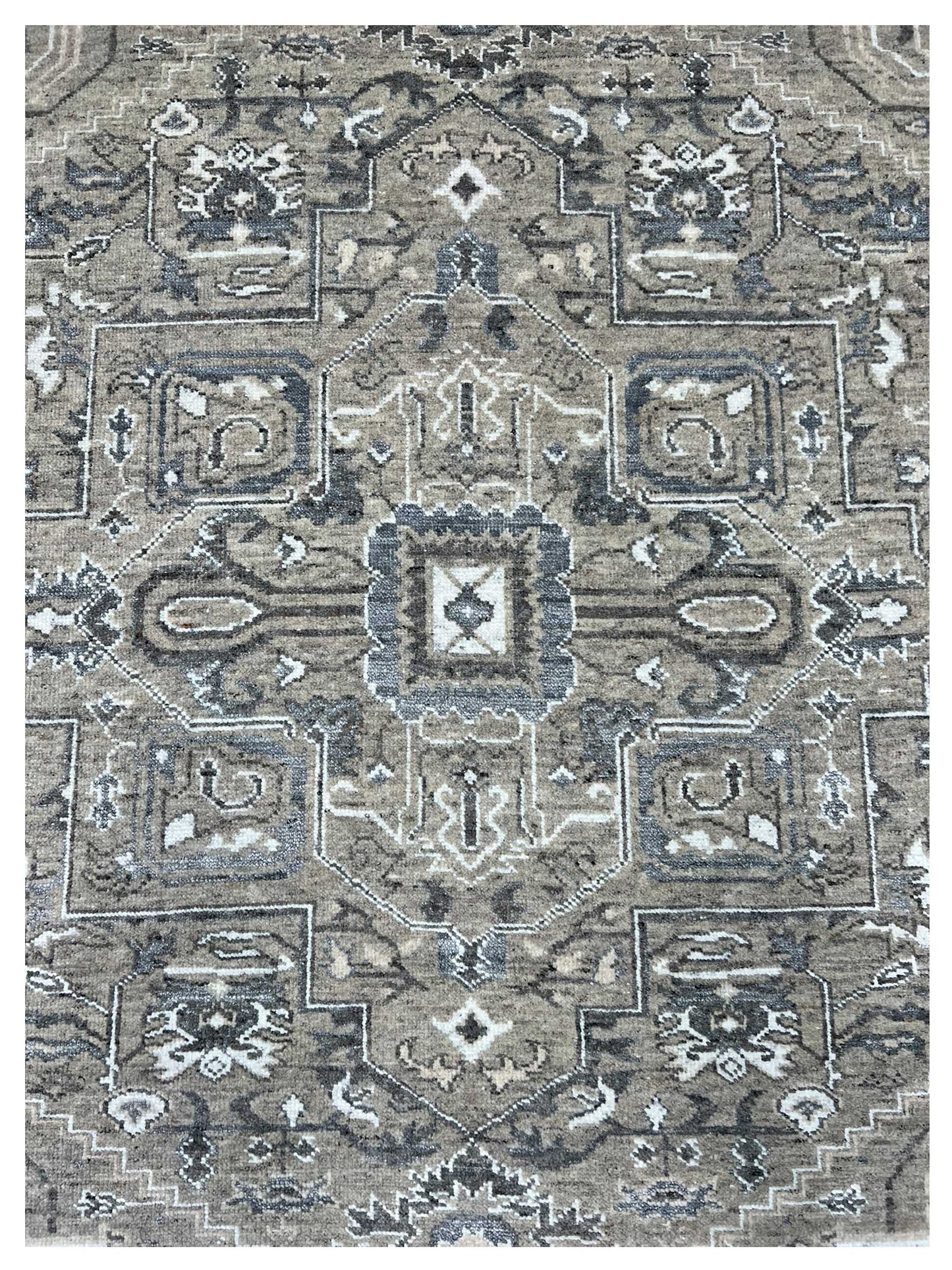 Artisan Nova Black Grey Contemporary Knotted Rugs