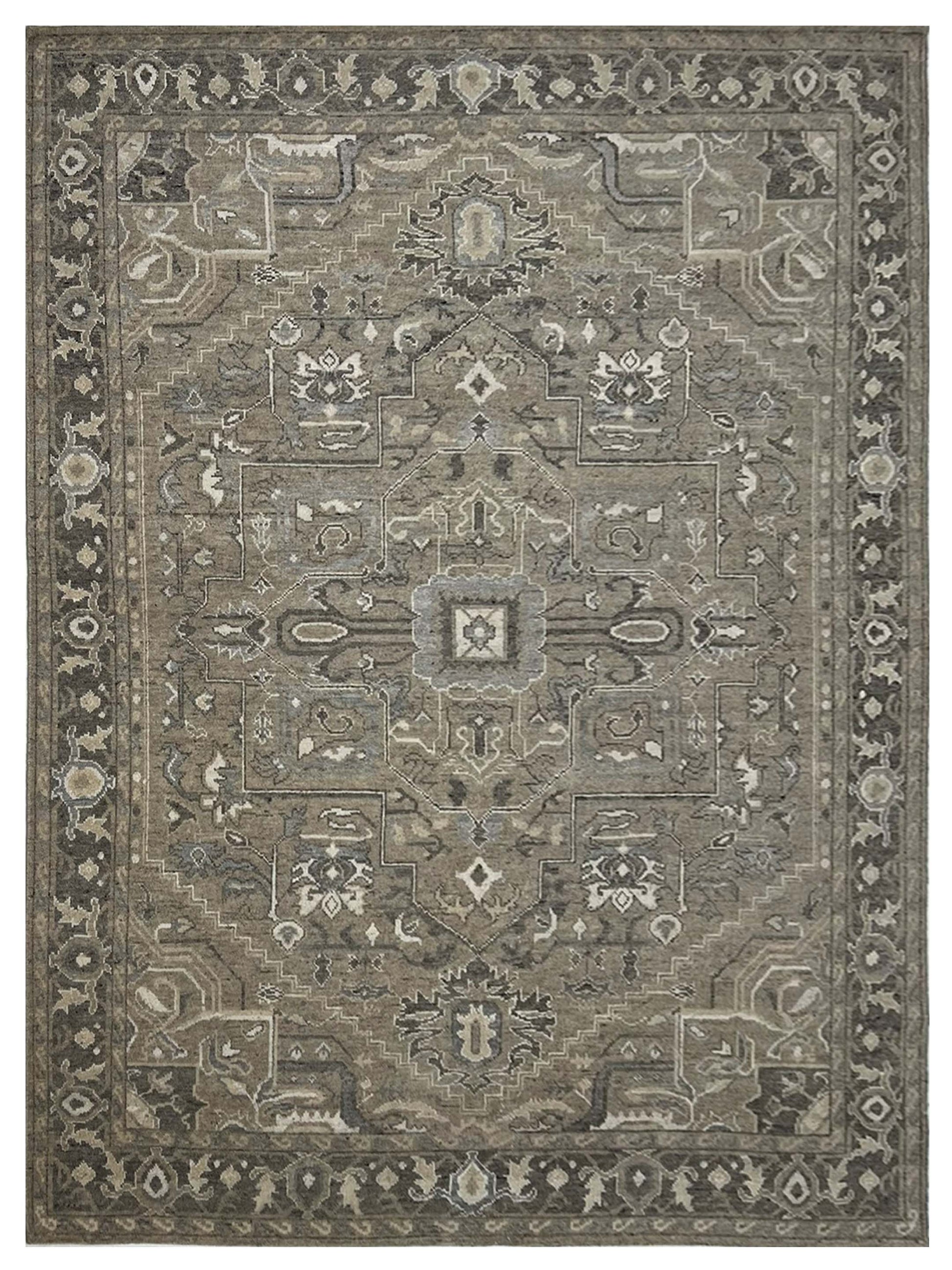 Artisan Moroccan Mohair  Flax Grey Contemporary