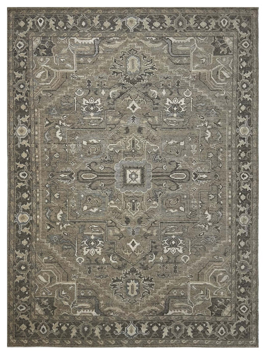 Artisan Moroccan Mohair  Flax Grey Contemporary