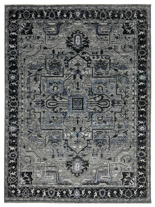 Artisan Moroccan Mohair  Grey Tron Contemporary