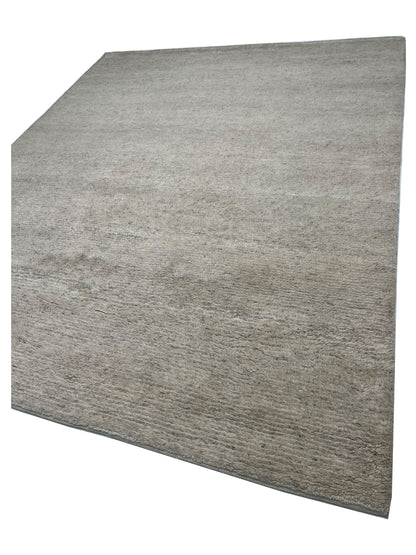 Artisan Harmony Beige Contemporary Knotted Rug