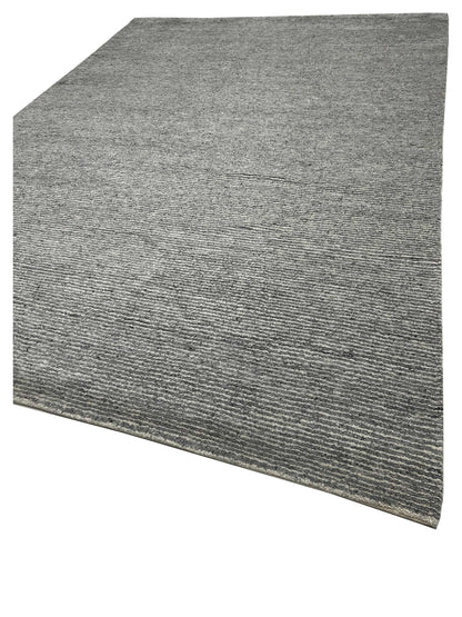 Artisan Harmony Silver Contemporary Knotted Rug