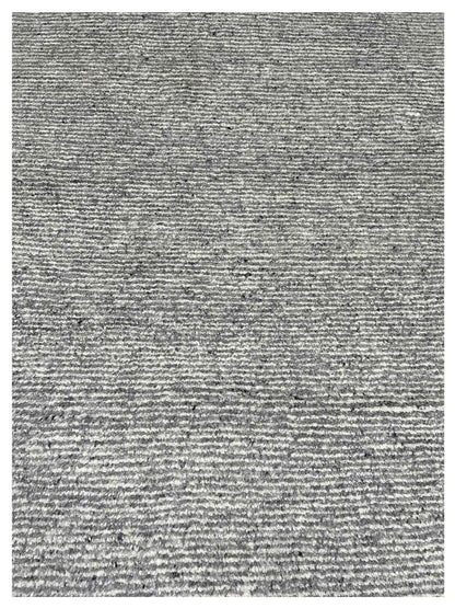 Artisan Harmony Silver Contemporary Knotted Rug