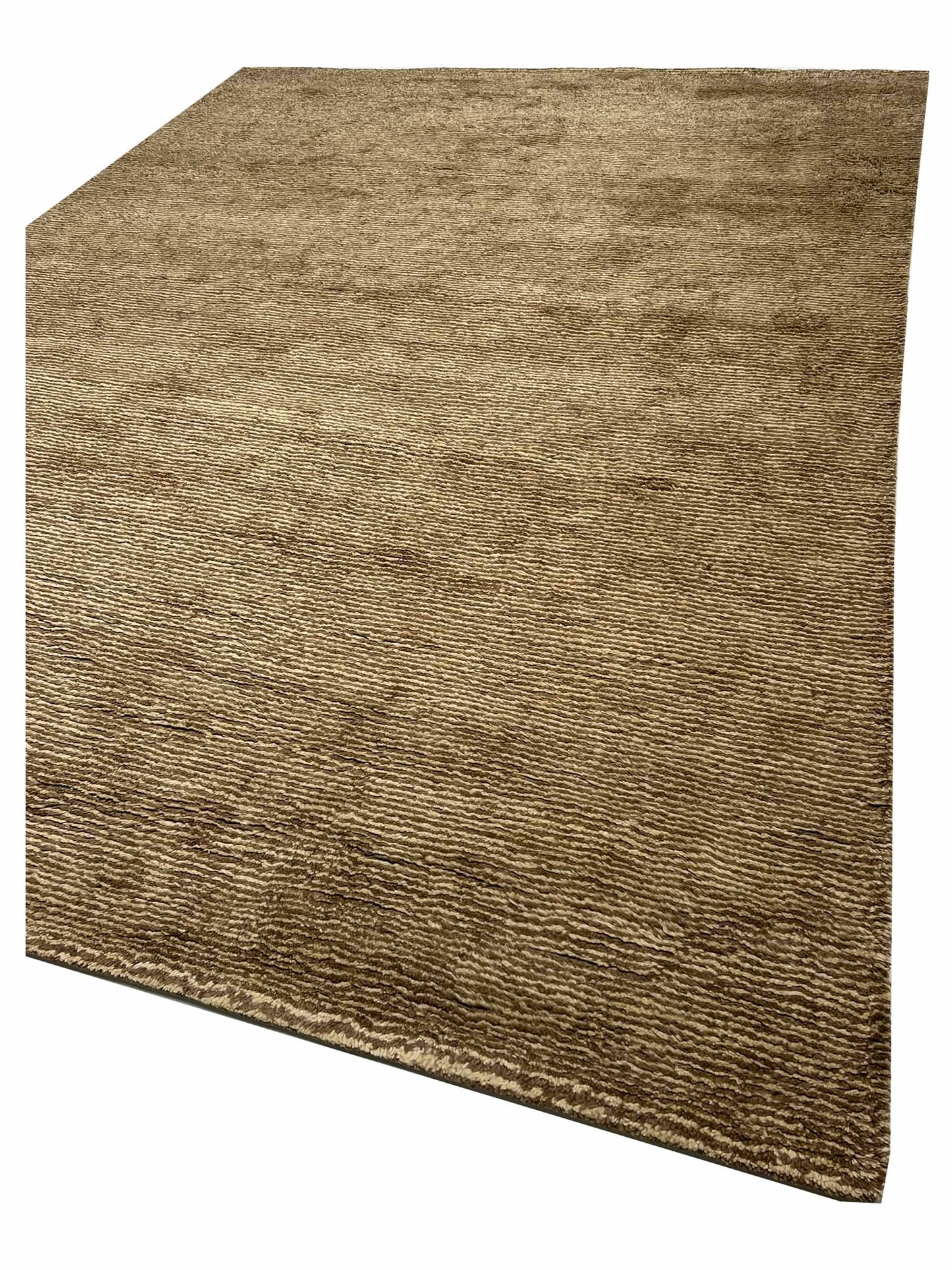 Artisan Harmony Brown Contemporary Knotted Rug