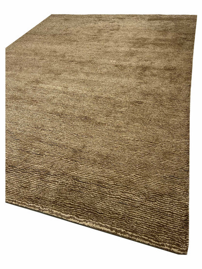 Artisan Harmony Brown Contemporary Knotted Rug
