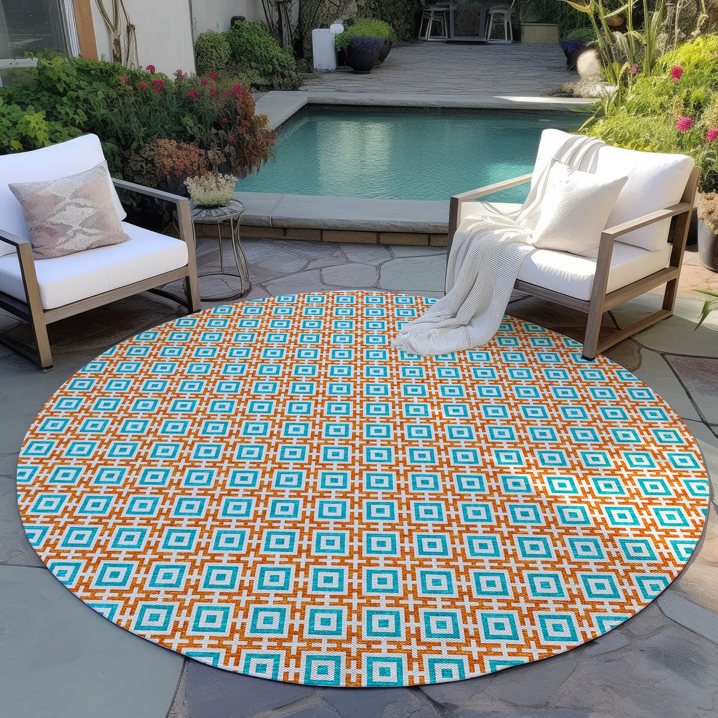 Dalyn Rugs Marlo  Orange  Transitional