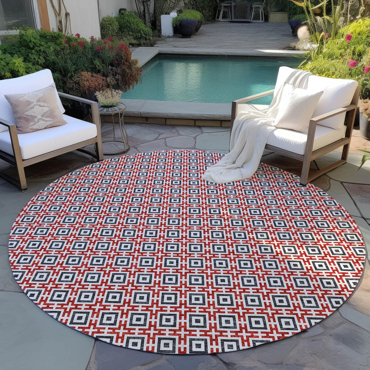 Dalyn Rugs Marlo  Red  Transitional