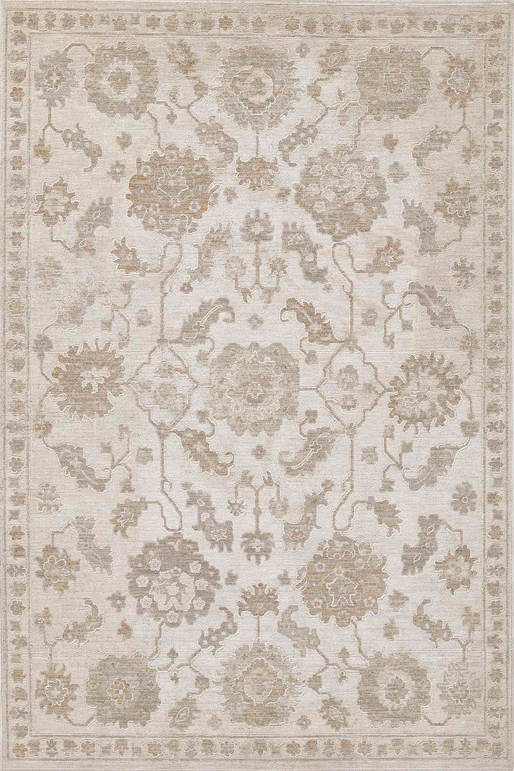 Momeni Ansel ANS-2 Beige Traditional Machine Made Rug