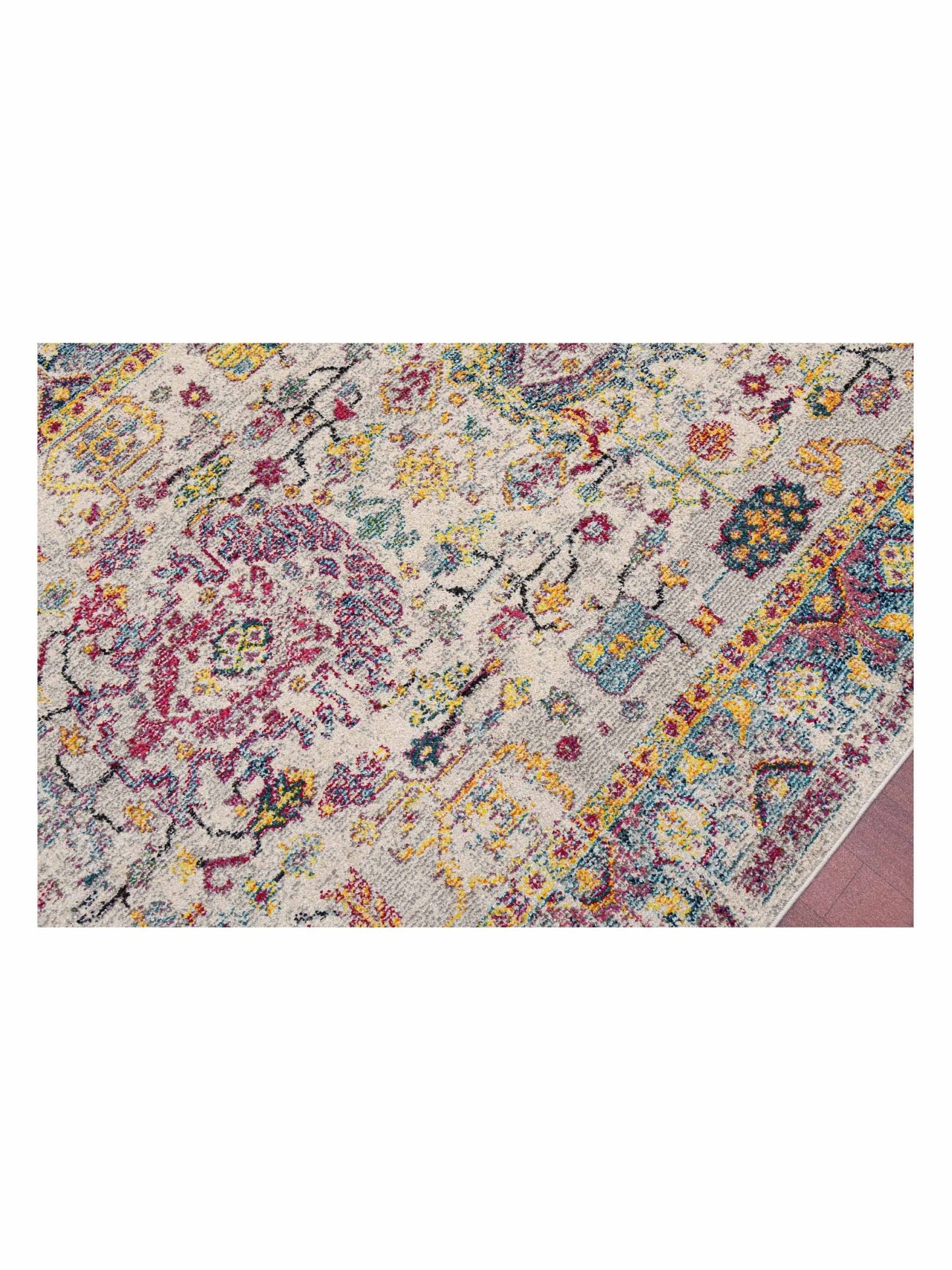 Limited Mortlake MOR - 262 GRAY ORANGE Traditional Machinemade Rug - Rugs - Limited - Atlanta Designer Rugs