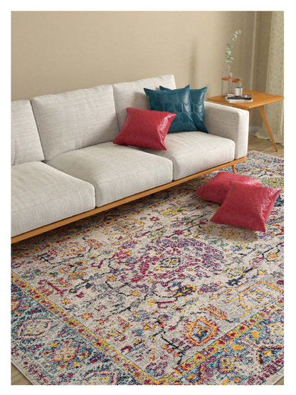 Limited Mortlake MOR - 262 GRAY ORANGE Traditional Machinemade Rug - Rugs - Limited - Atlanta Designer Rugs
