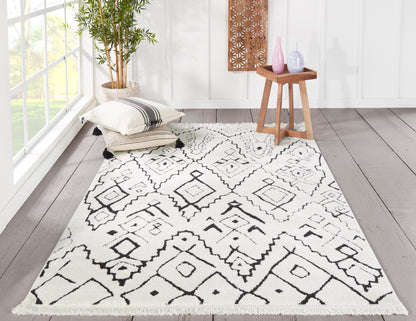 Momeni Monaco  Ivory  Contemporary