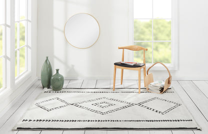 Momeni Monaco  Ivory  Contemporary