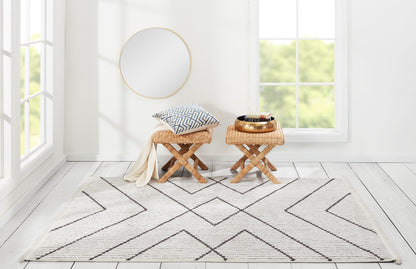 Momeni Monaco  Ivory  Contemporary