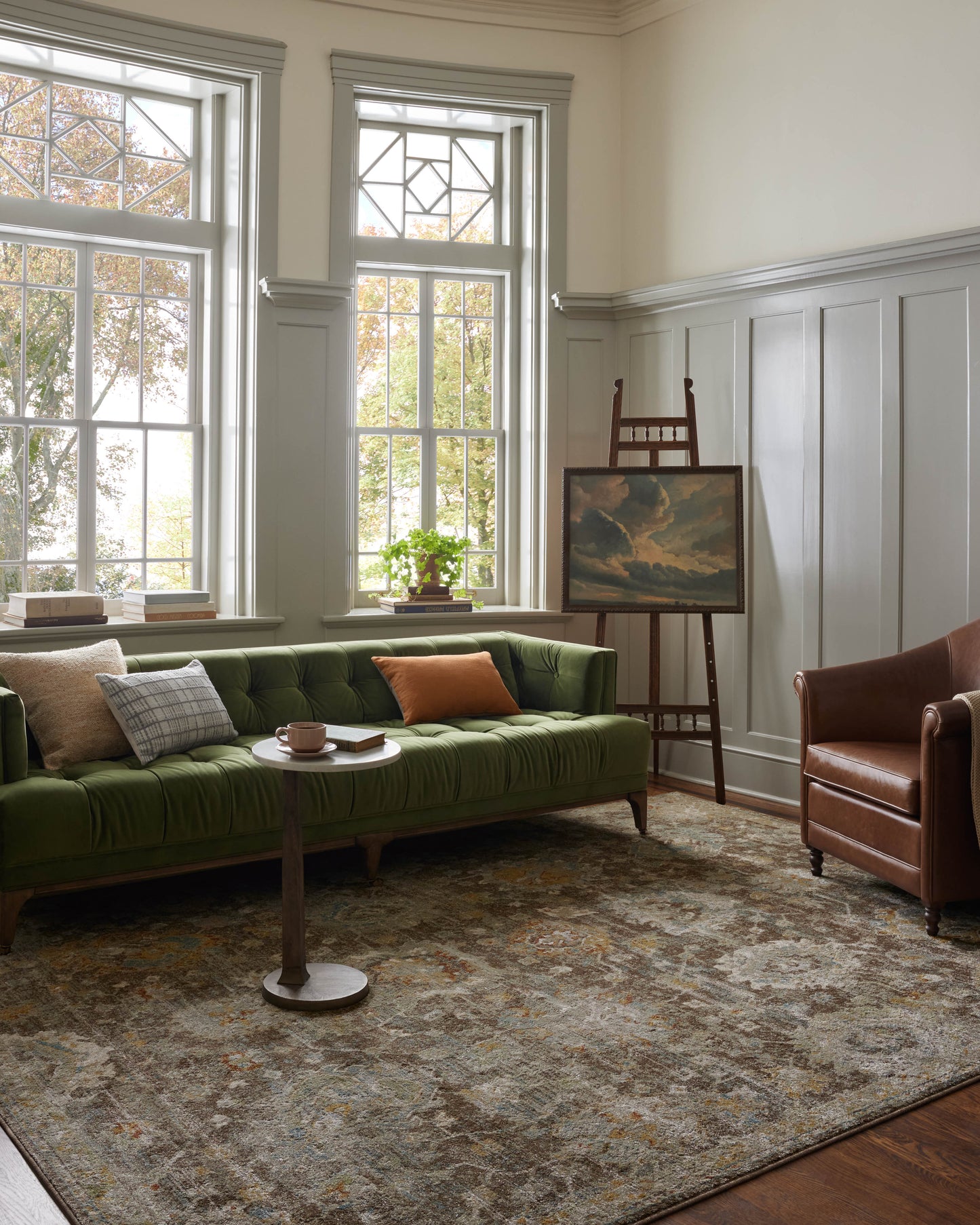 Magnolia Home by Joanna Gaines x Loloi Mona  Bark Multi Traditional