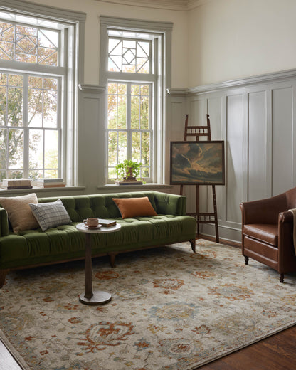 Magnolia Home by Joanna Gaines x Loloi Mona  Oatmeal Multi Traditional