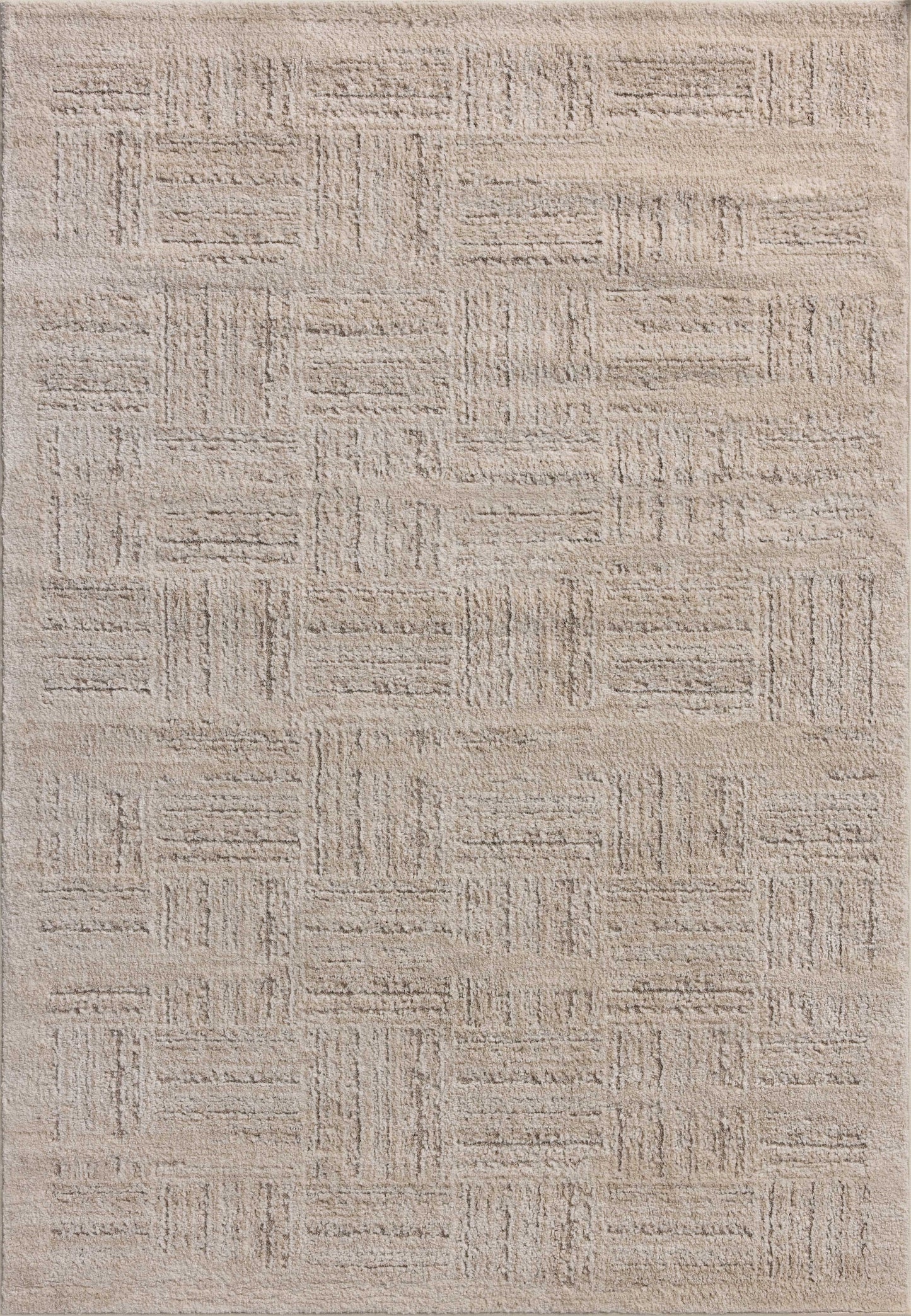 Amber Lewis x Loloi Monty   Ivory Taupe Contemporary