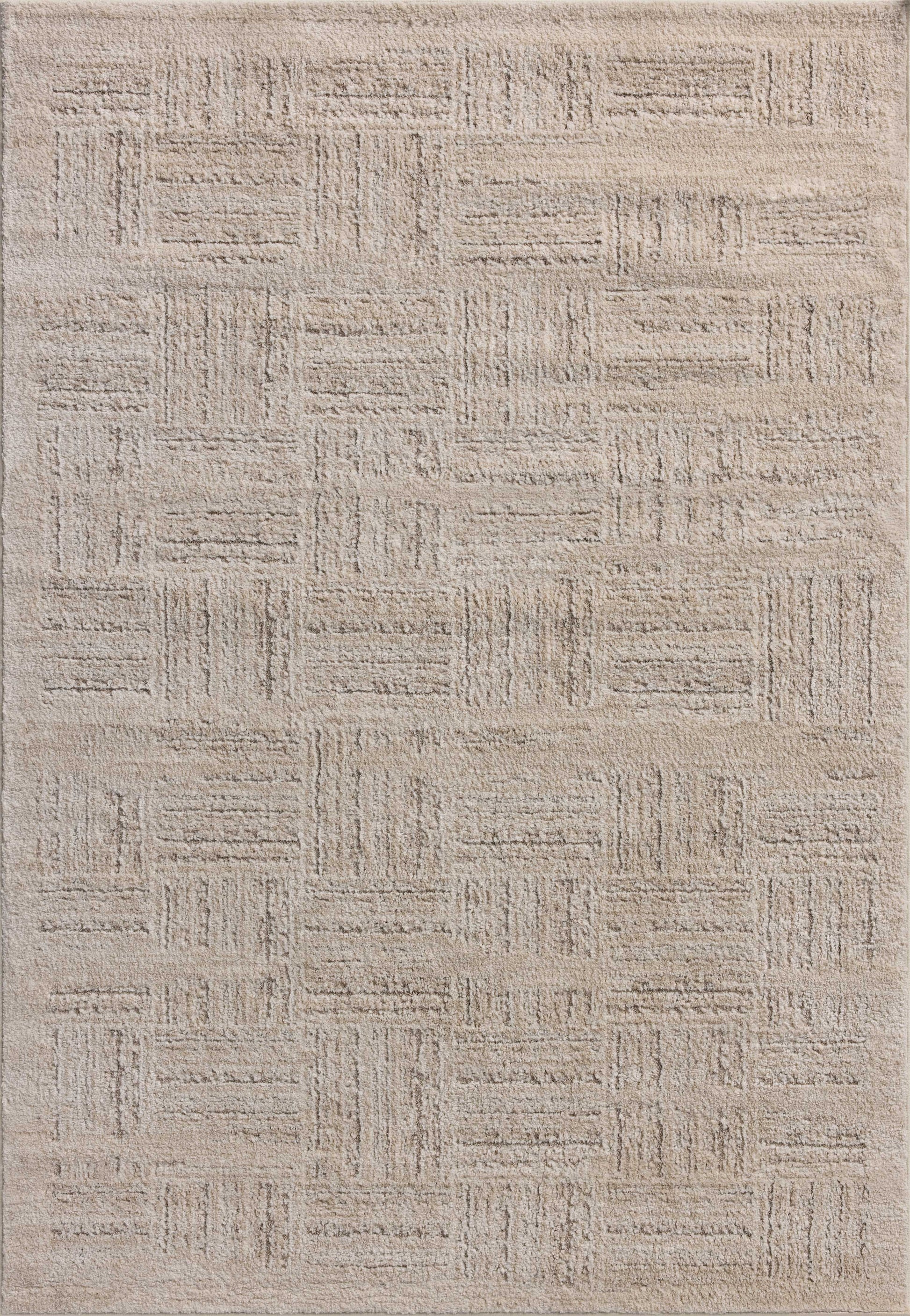 Amber Lewis x Loloi Monty   Ivory Taupe Contemporary