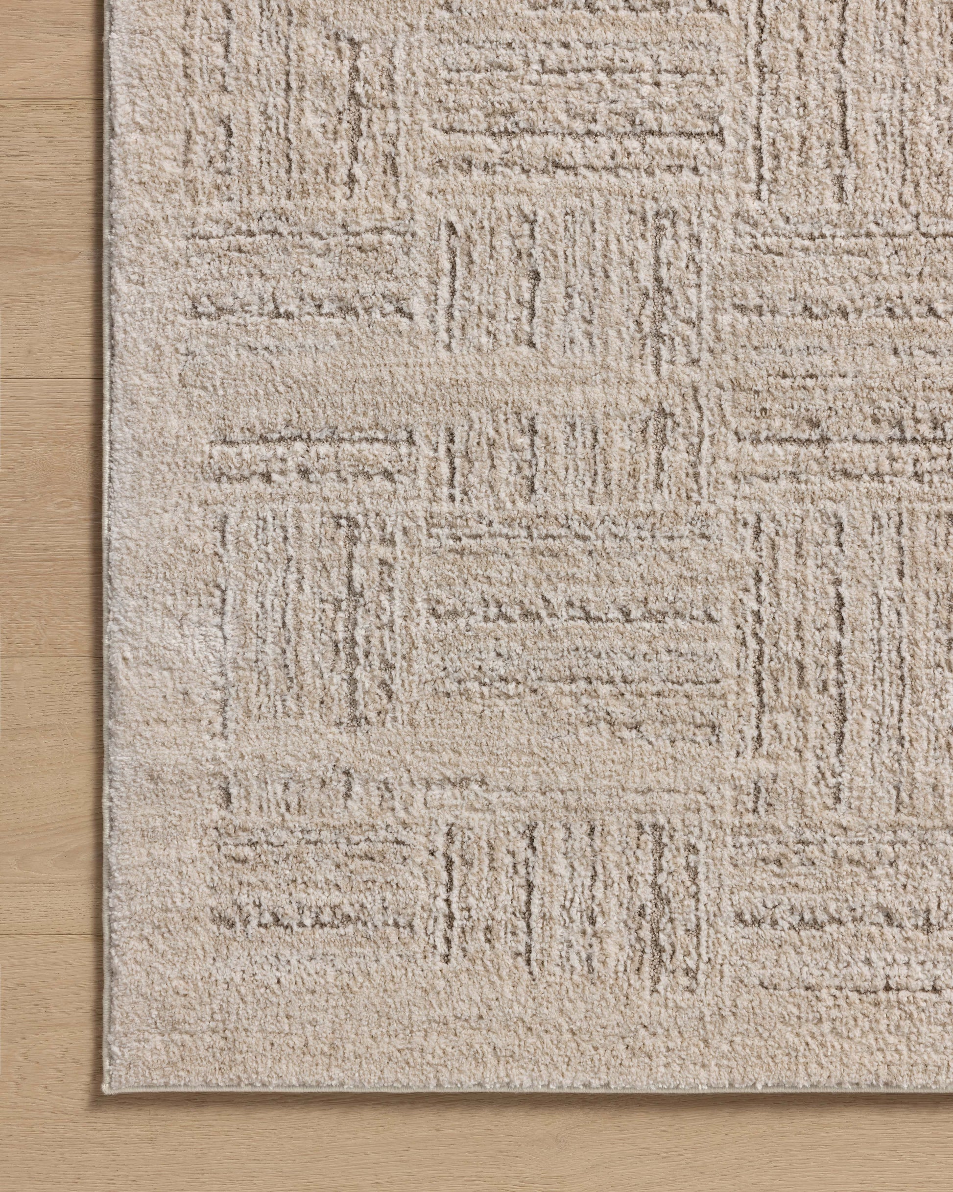 Amber Lewis x Loloi Monty   Ivory Taupe Contemporary