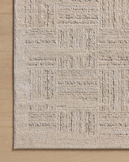 Amber Lewis x Loloi Monty   Ivory Taupe Contemporary