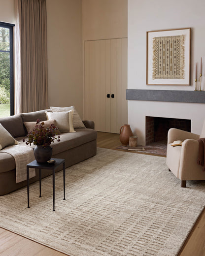 Amber Lewis x Loloi Monty   Ivory Beige Contemporary