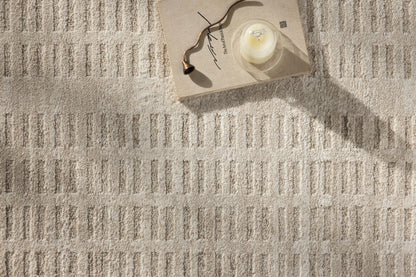 Amber Lewis x Loloi Monty   Ivory Beige Contemporary