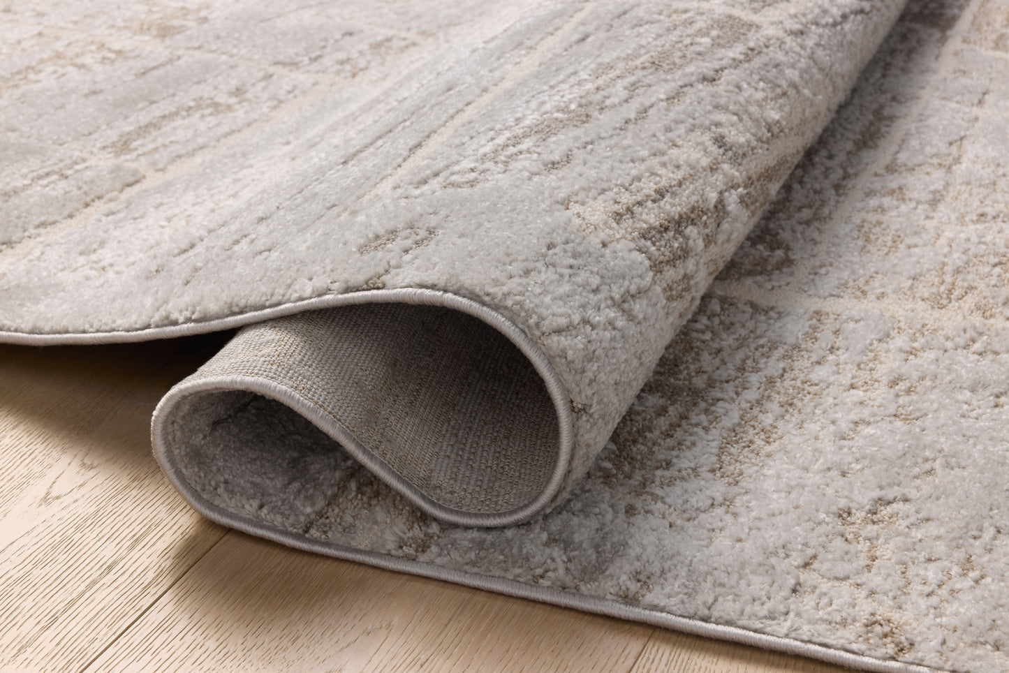 Amber Lewis x Loloi Monty   Natural Mist Contemporary