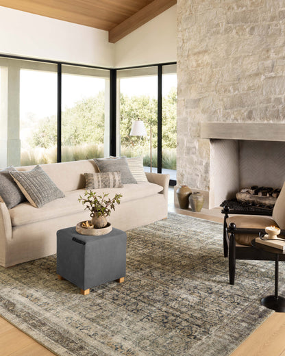 Amber Lewis x Loloi Morgan  Navy Sand Traditional